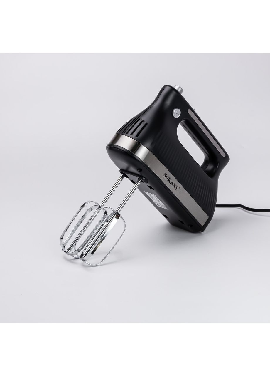 Міксер ручний з 2 насадками SK-6632 300 Вт чорний (A-032829) Sokany (364550686)