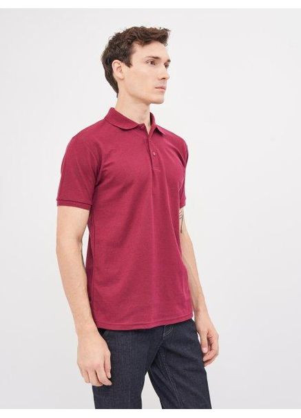 Футболка чоловіча поло, Футболки поло чоловічі класика бордо, Fruit of the Loom Поло (368786869)