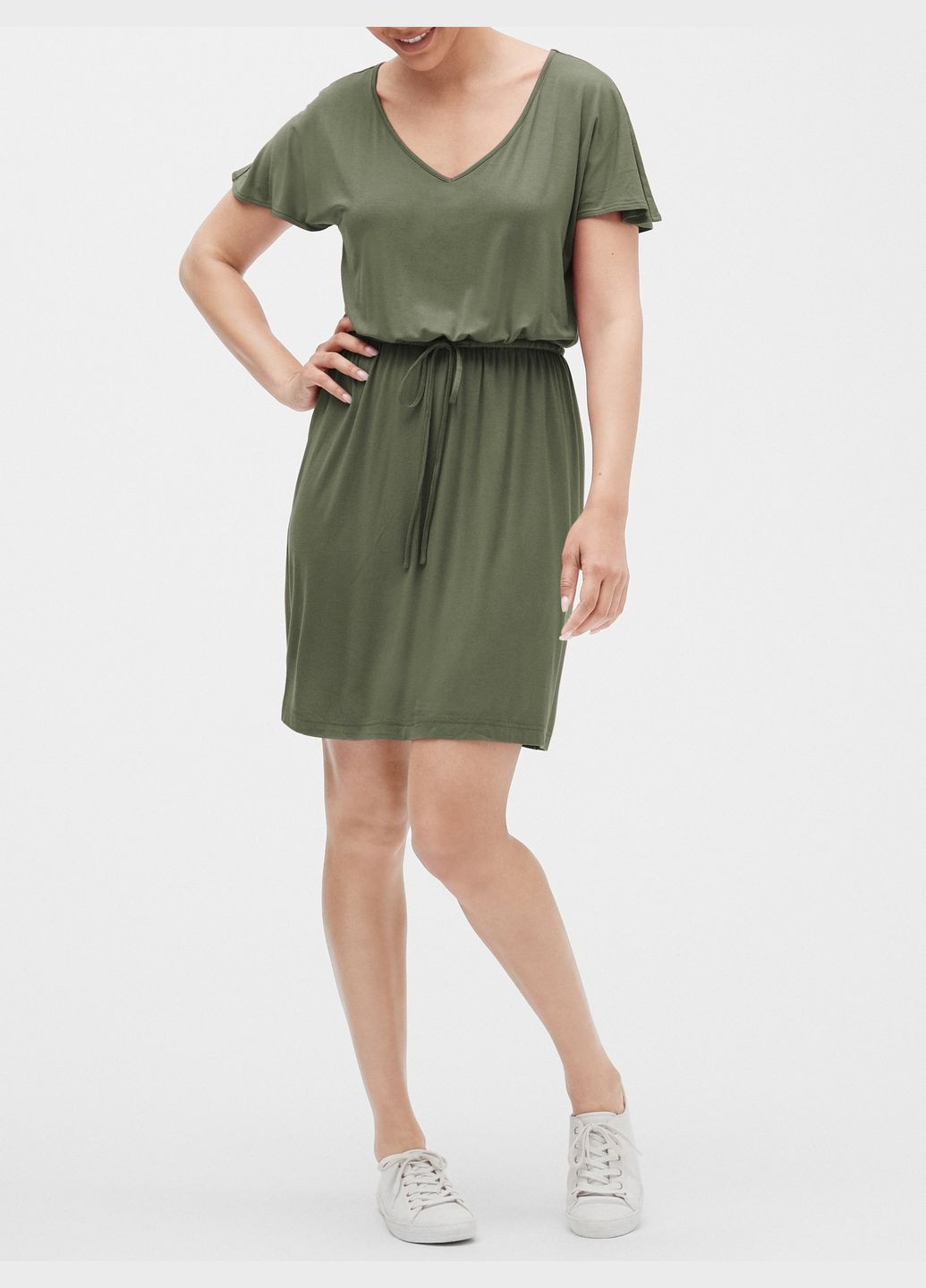 Оливкова (хакі) сукня жіноча - сукня ga0492w Gap