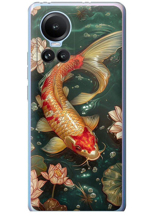 Силиконовый чехол 'Мелодия Лотоса' для Endorphone Oppo Reno10 (291128164)