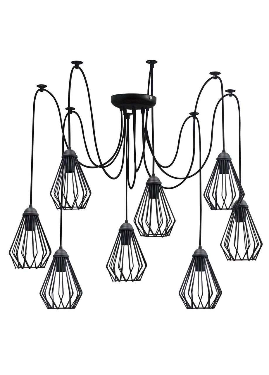 Люстра-павук на вісім плафонів Silvia NL 05371-8 MSK Electric (325882538)