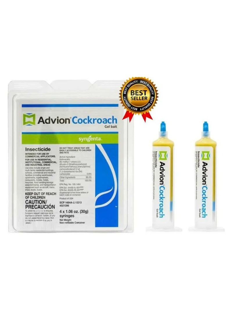 Advion Cockroach Gel від тарганів гель отрута отрута засіб ШПРИЦ 15 ГРАММ США ОРИГІНАЛ Evolution Syngenta (362712239)