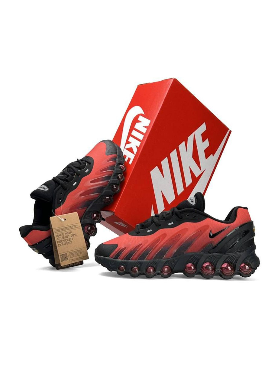 Красные демисезонные кроссовки мужские nike No Brand Air Max Dn8 Black Red