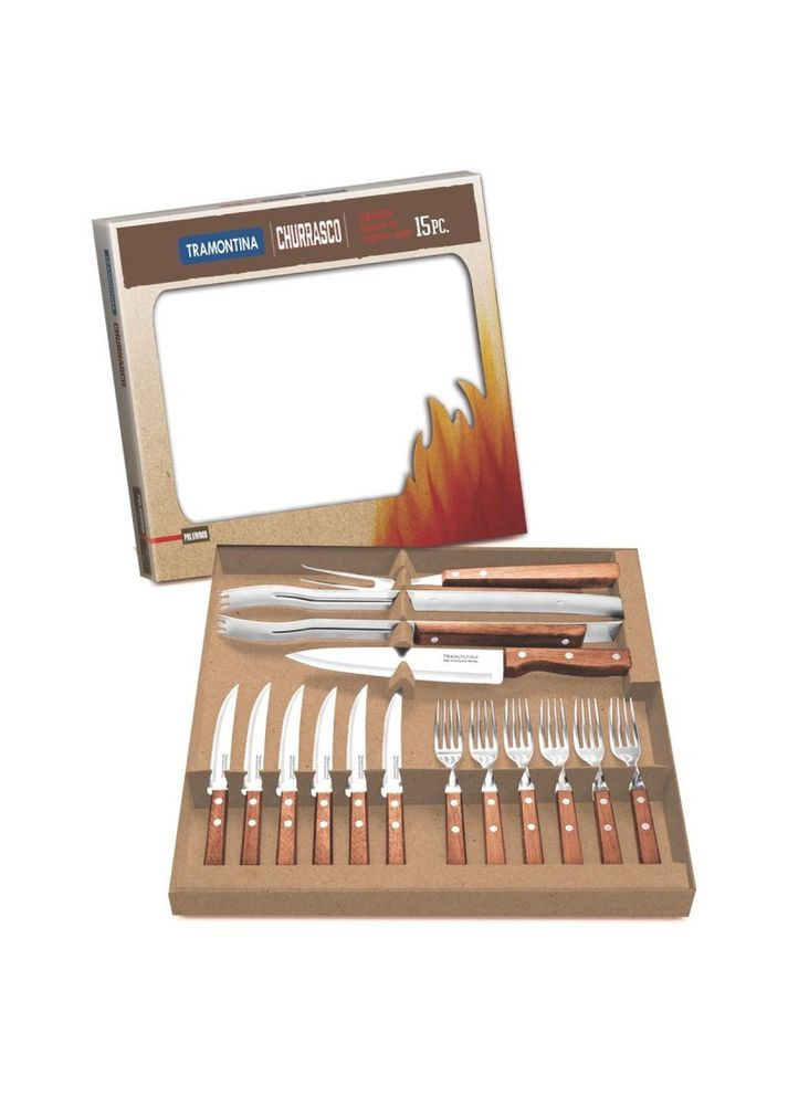 Набір столових приборів Barbecue 15 пр 22399/028 Tramontina (316616998)