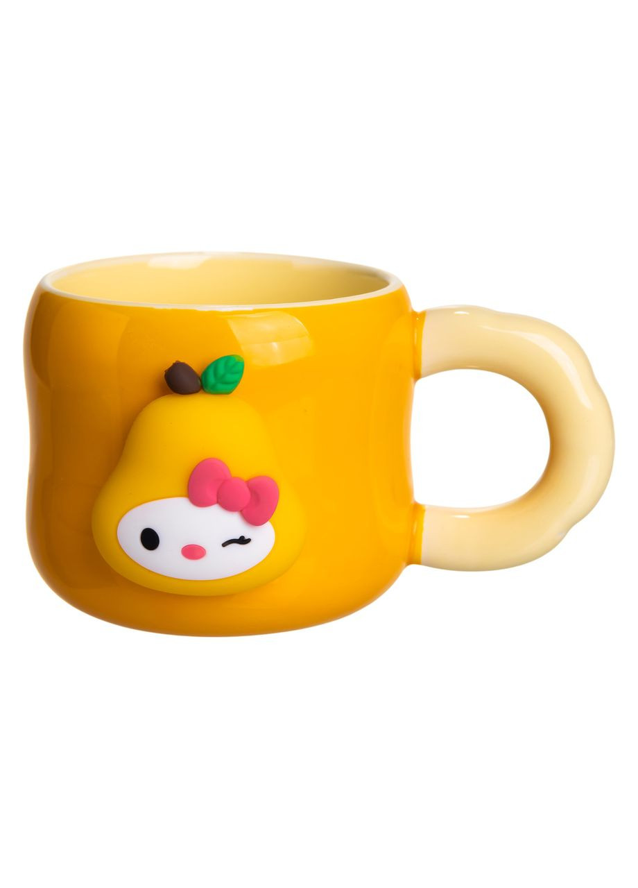 Кубок порцелянова з магнітом Sanrio 400 (мл) подарункова кружка прикольна чашка для дітей на подарунок Помаранчевий FM-37B Yiwu (369626294)
