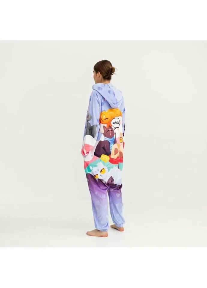 Кигуруми для взрослых Oversize 3D Котики Meow 3809_3_170 17188 170 см FlexDress (336022311)
