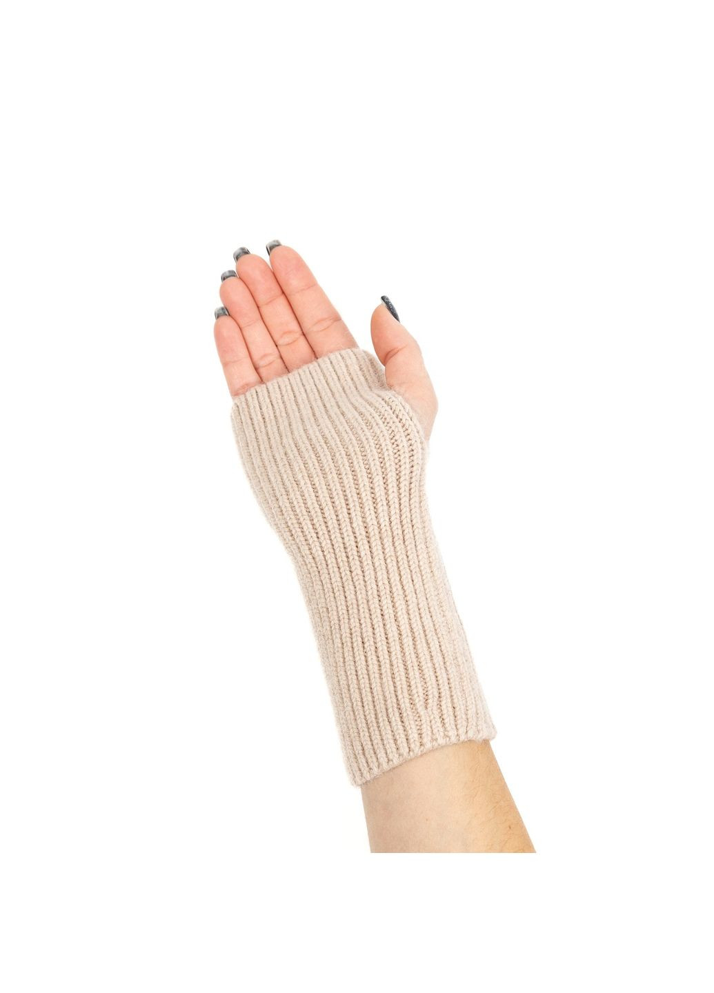 Мітенки жіночі ангора бежеві АННА LuckyLOOK 608-511 (322790151)