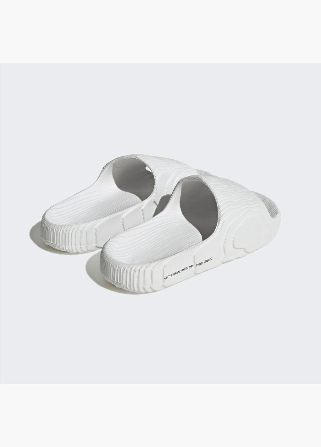 Белые мужские тапочки adilette 22 slides white hq4672 adidas