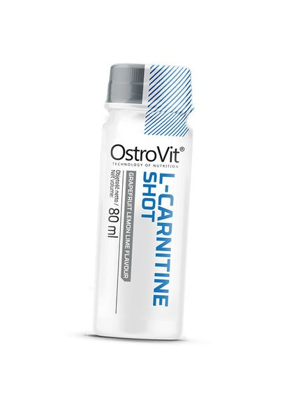 Карнитин, LCarnitine Shot, 80мл Грейпфрут-лимон-лайм (02250020) Ostrovit (293254217)