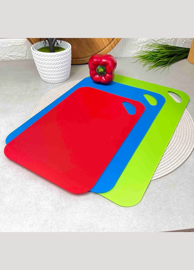 Набір гнучких кухонних дощок 3 шт Con Brio (304546784)