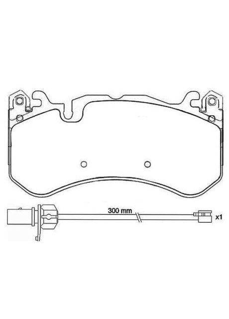 Тормозные колодки дисковые Brembo (364964229)