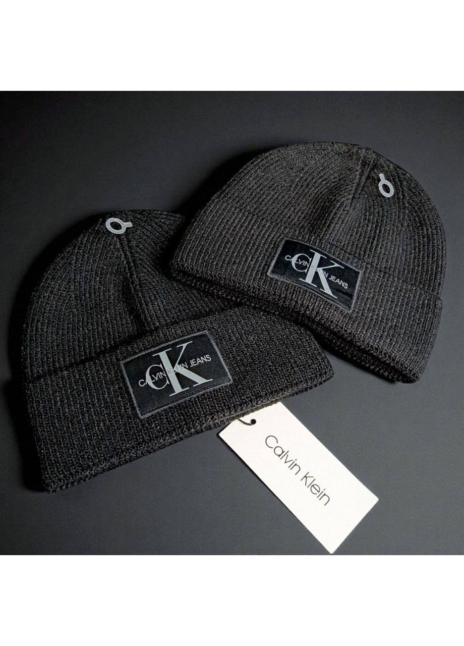 Мужская черная шапка No Brand (365777048)