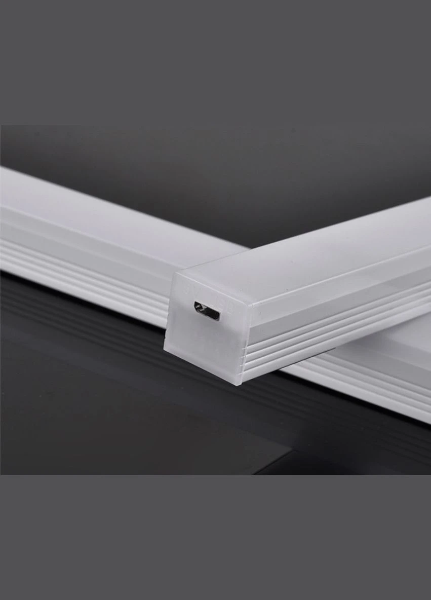 LED світильник акумуляторний 30 см з датчиком руху бездротовий USB на кнопці, тепле світло No Brand (377725915)
