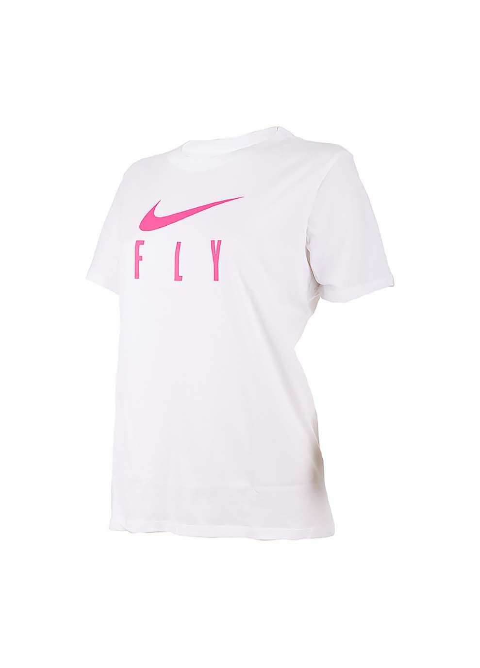 Женская Футболка W NK DFWOOSH FLY GRX TEE Белый Nike - (302210085)