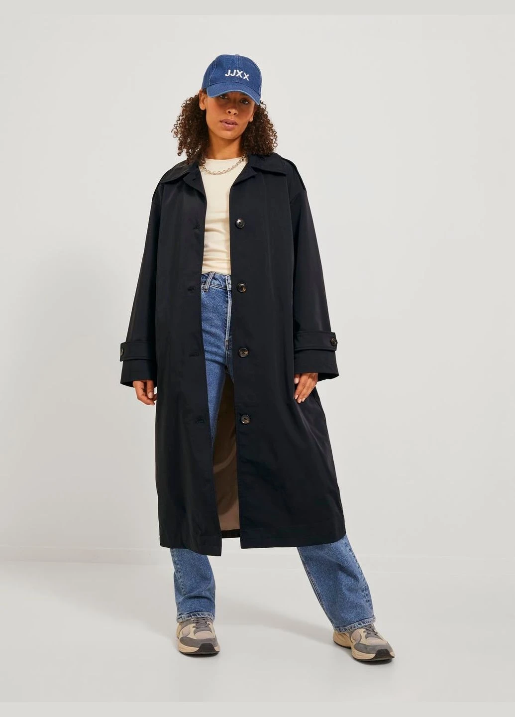 Тренч,чорний,JJXX Jack & Jones (301441971)