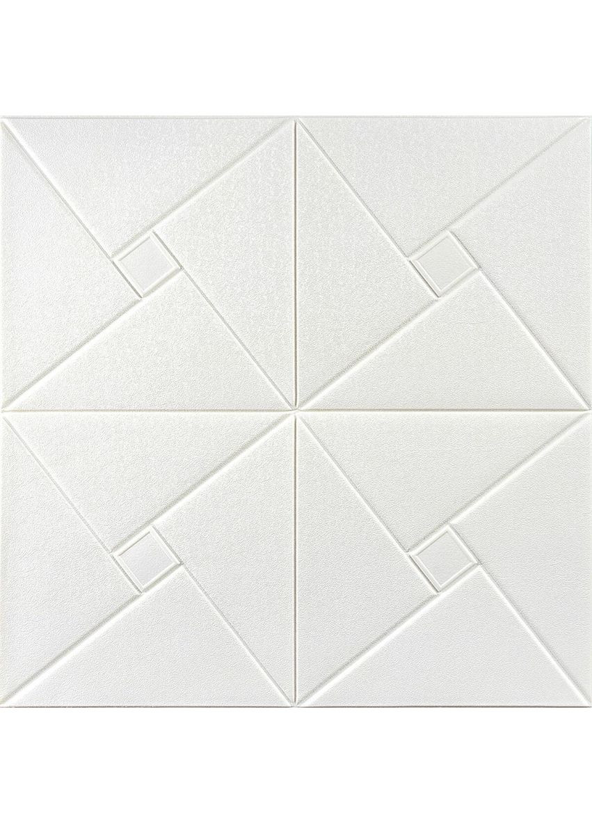 Самоклеюча декоративна настінно-стельова 3D панель 680х670х5.5мм Орігамі (173) SW-00000182 Sticker Wall (353968162)
