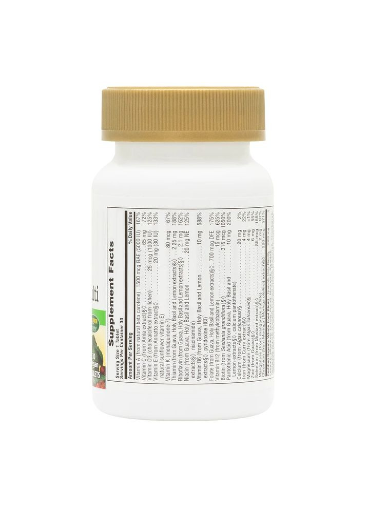 Вітаміни та мінерали Source of Life Garden Womens Once Daily Multi, 30 таблеток Natures Plus (333994523)