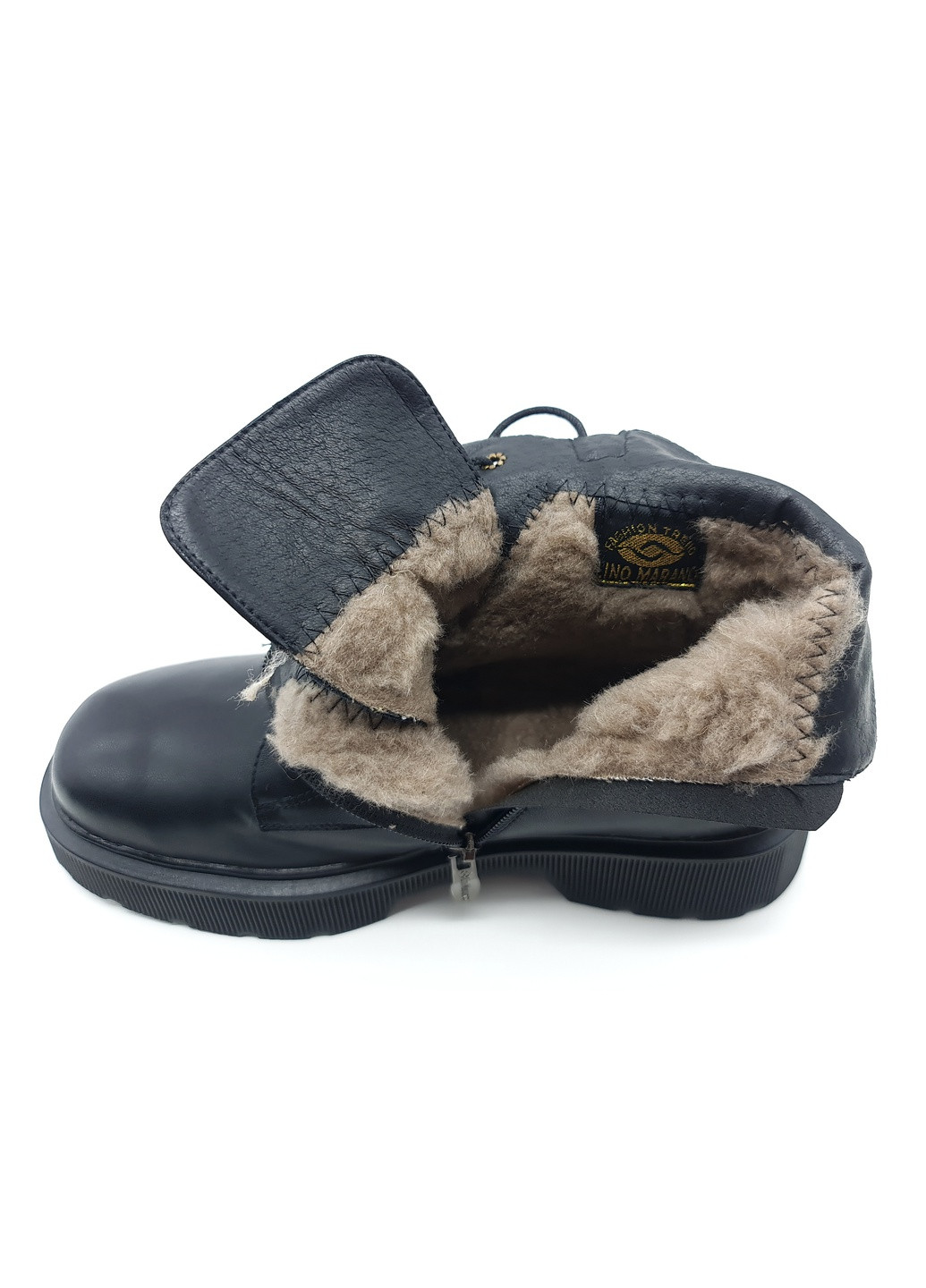Осенние женские ботинки зимние черные кожаные lm-19-2 235 мм(р) Lino Marano