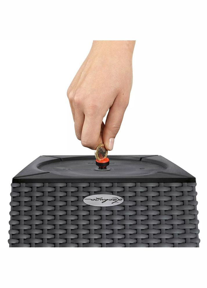 Умный вазон Cubico Cottage 30 14 л светло-серый 15157 Lechuza (316617827)