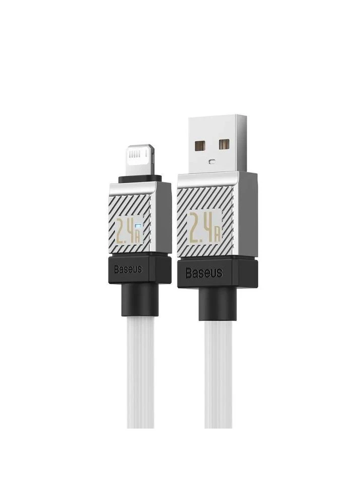 Кабель CoolPlay Series USB-A to Lightning 2m White (CAKW000502) [146307] Baseus (399919234)