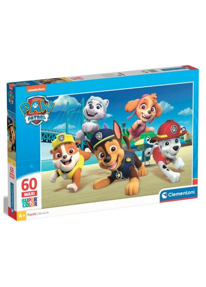 Пазл (26591) Clementoni Superhero Paw Patrol, серія MAXI, 60 елементів (368560685)