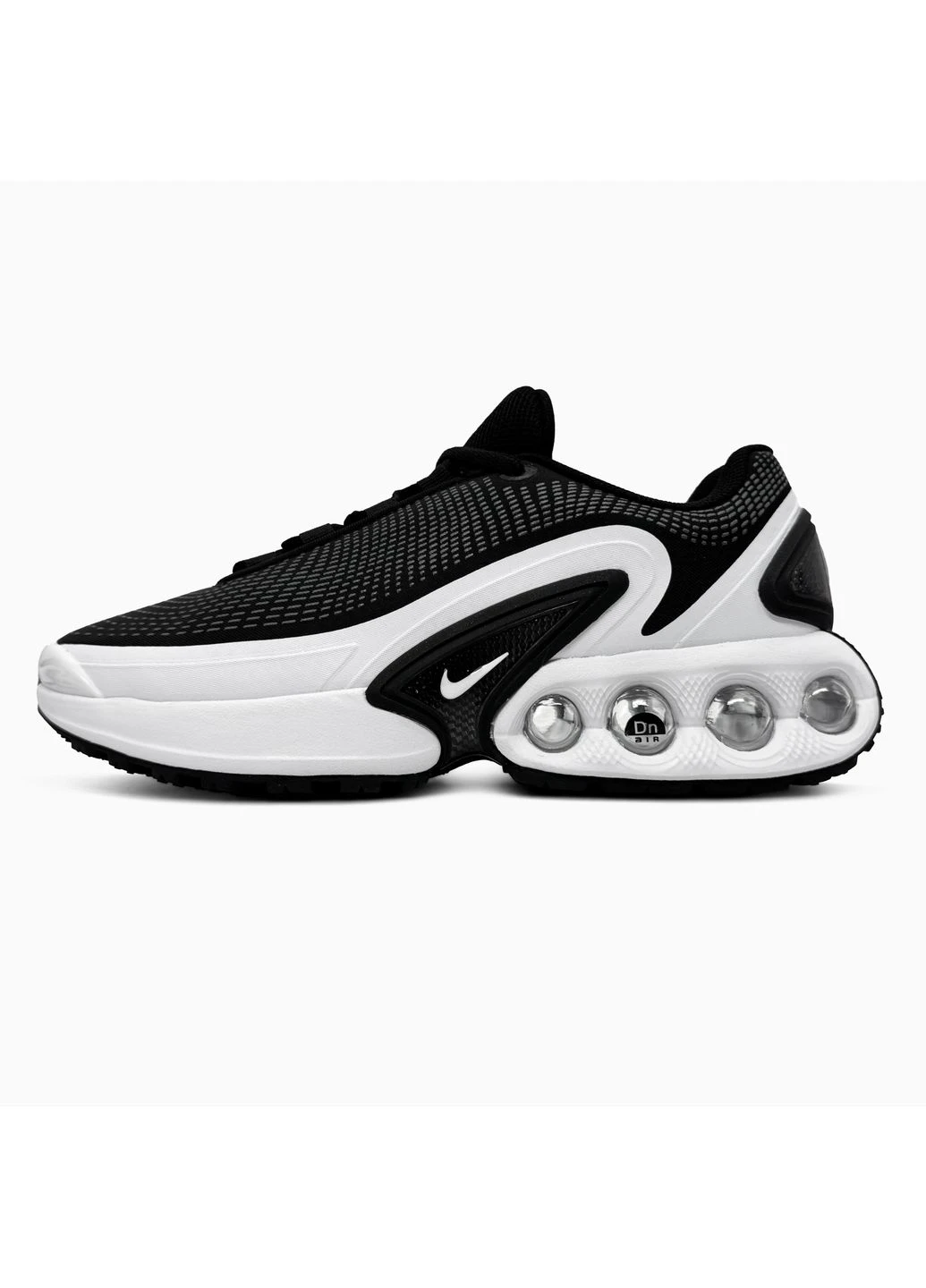 Кроссовки женские и мужские Nike Air Max DN Black White | Найк Аир Макс ДН черно-белые No Brand чёрно-белые демисезоны (400829313)
