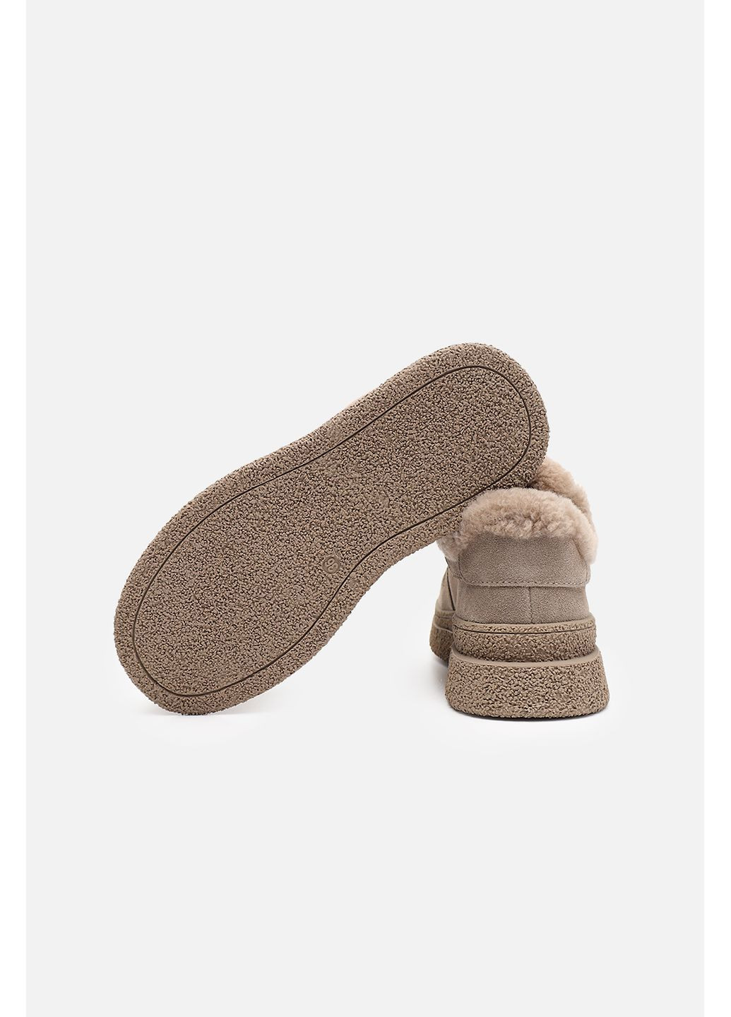 Зимние ботинки женские цвет бежевый цб-00275670 Yuki