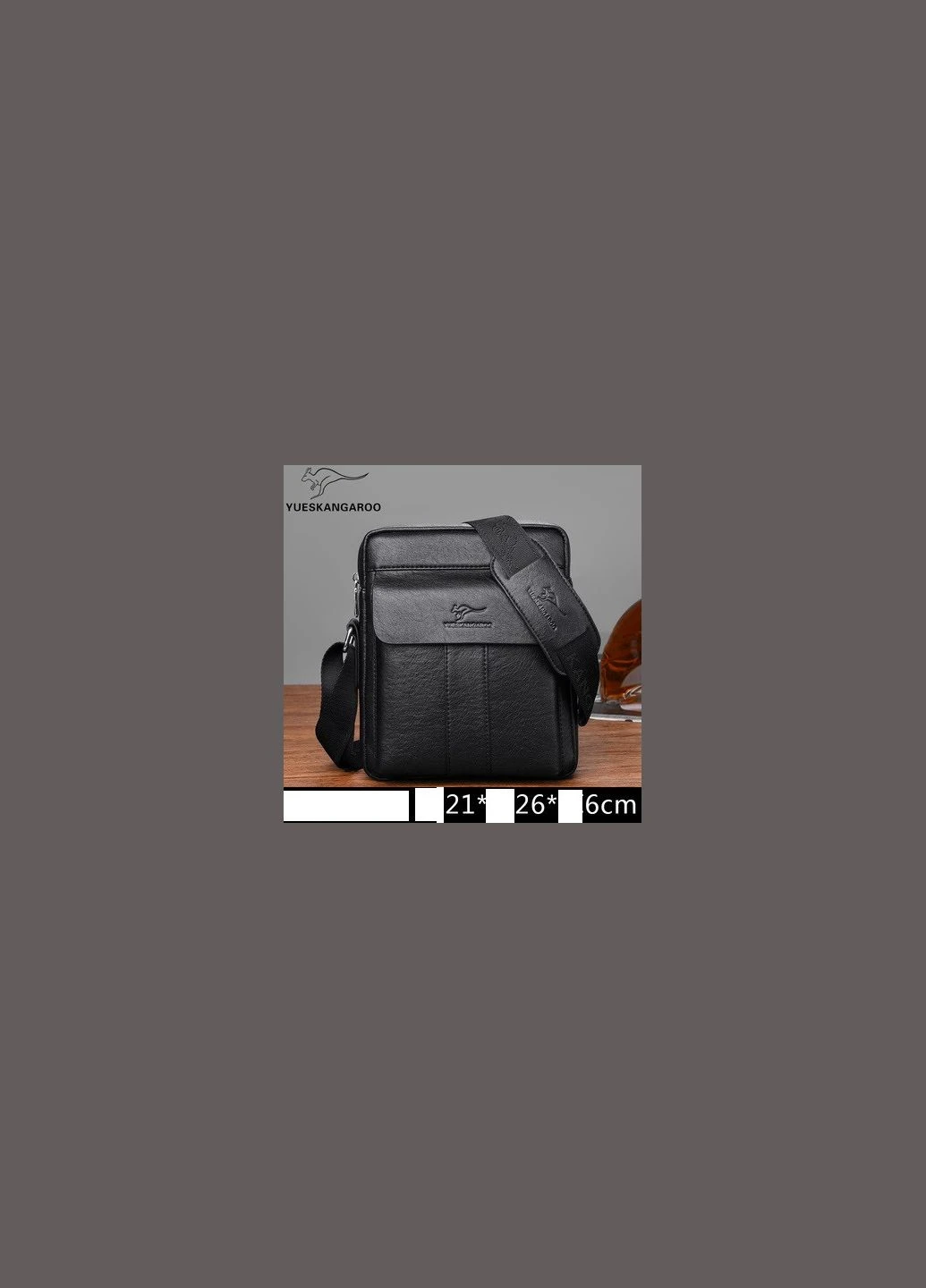 Чоловіча сумка-барсетка з накладною кишенею Kangaroo (290683249)