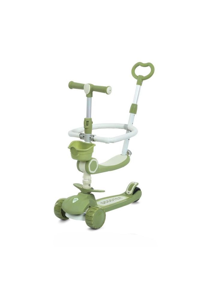 Самокат дитячий триколісний 5 в 1 JR3-133-GR, колеса зі світлом No Brand (362568794)