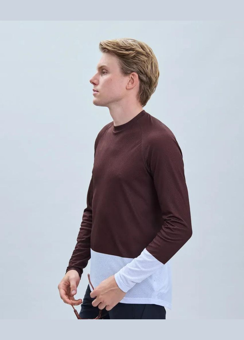 Джерси мужское с длинным рукавом MTB Pure L Jersey, Axinite Brown/Hydrogen White, POC (334671380)