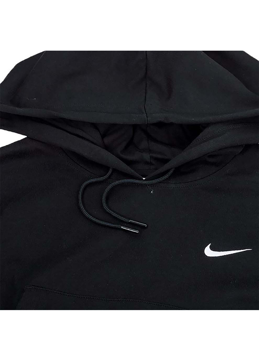 Жіноче Худі W NSW JRSY OS PO HOODIE Чорний Nike (367596885)