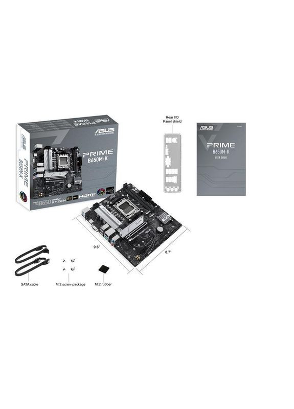 Материнська плата Prime B650M-K Socket AM5 Asus (314747197)