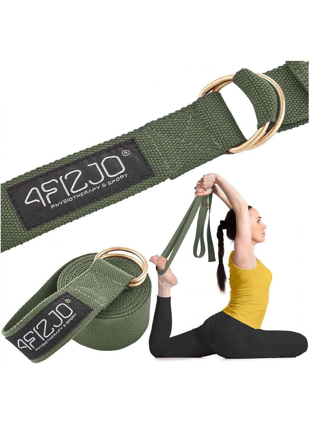 Ремень для йоги 300 см 4FJ0527 Olive 4FIZJO (289715880)