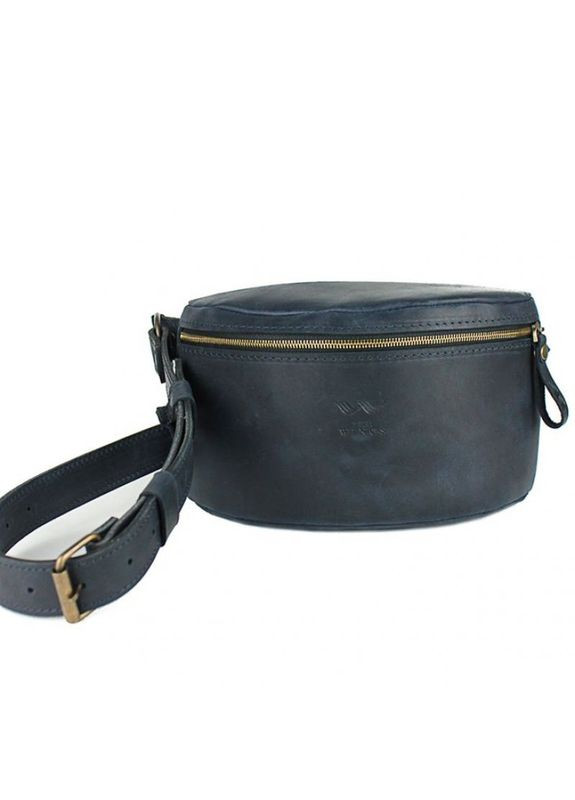 Сумка жіноча шкіряна через плече темно синя The Wings (302009265)