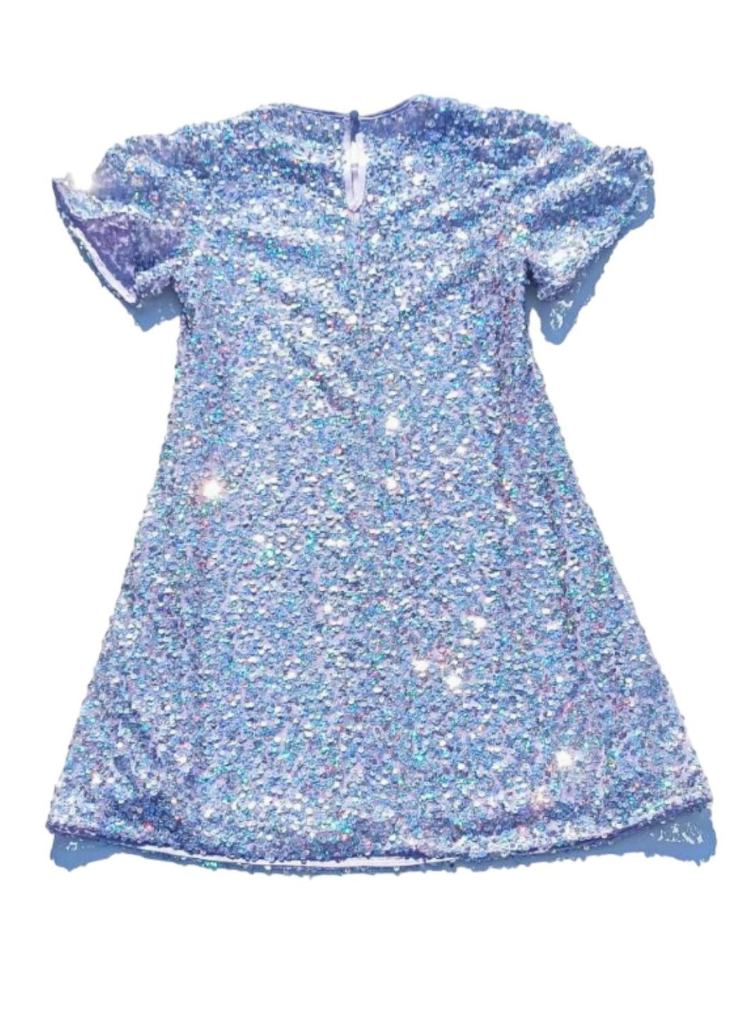 Лілова сукня святкова, лілова з паєтками, 134-140 см, 9-10 р George (298854058)