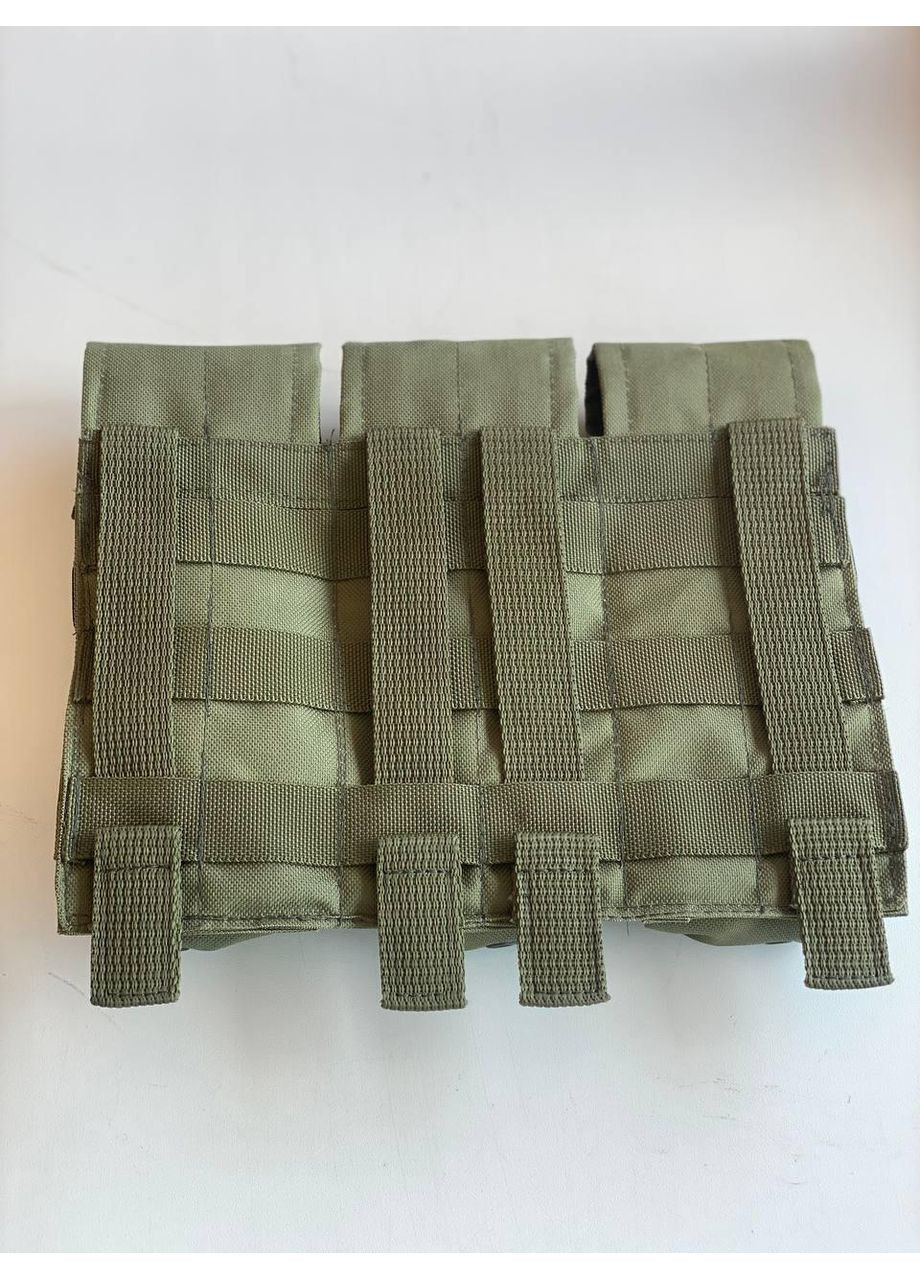 Підсумок потрійний для магазинів АК закритий з MOLLE(Піксель)(Олива)(Мультикам) Олива MorningStar (365783767)
