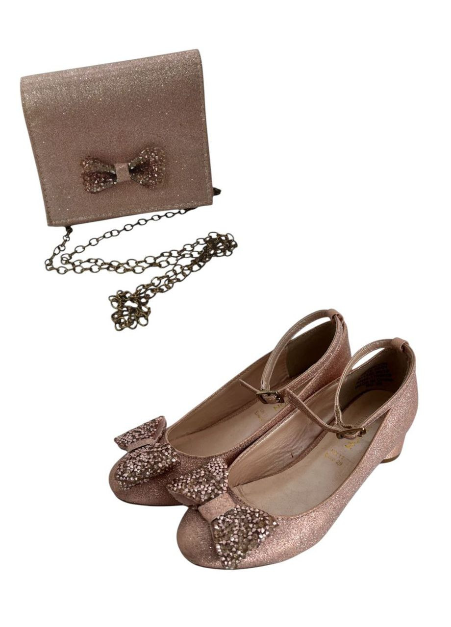 Розовые комлект: туфли и сумка Monsoon
