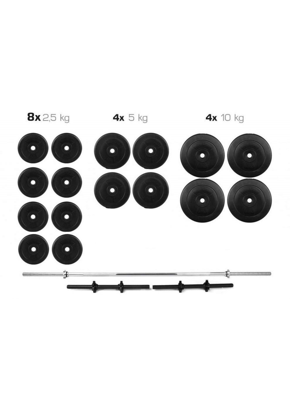 Штанга + Гантели Набор 90 кг WCG (346533492)