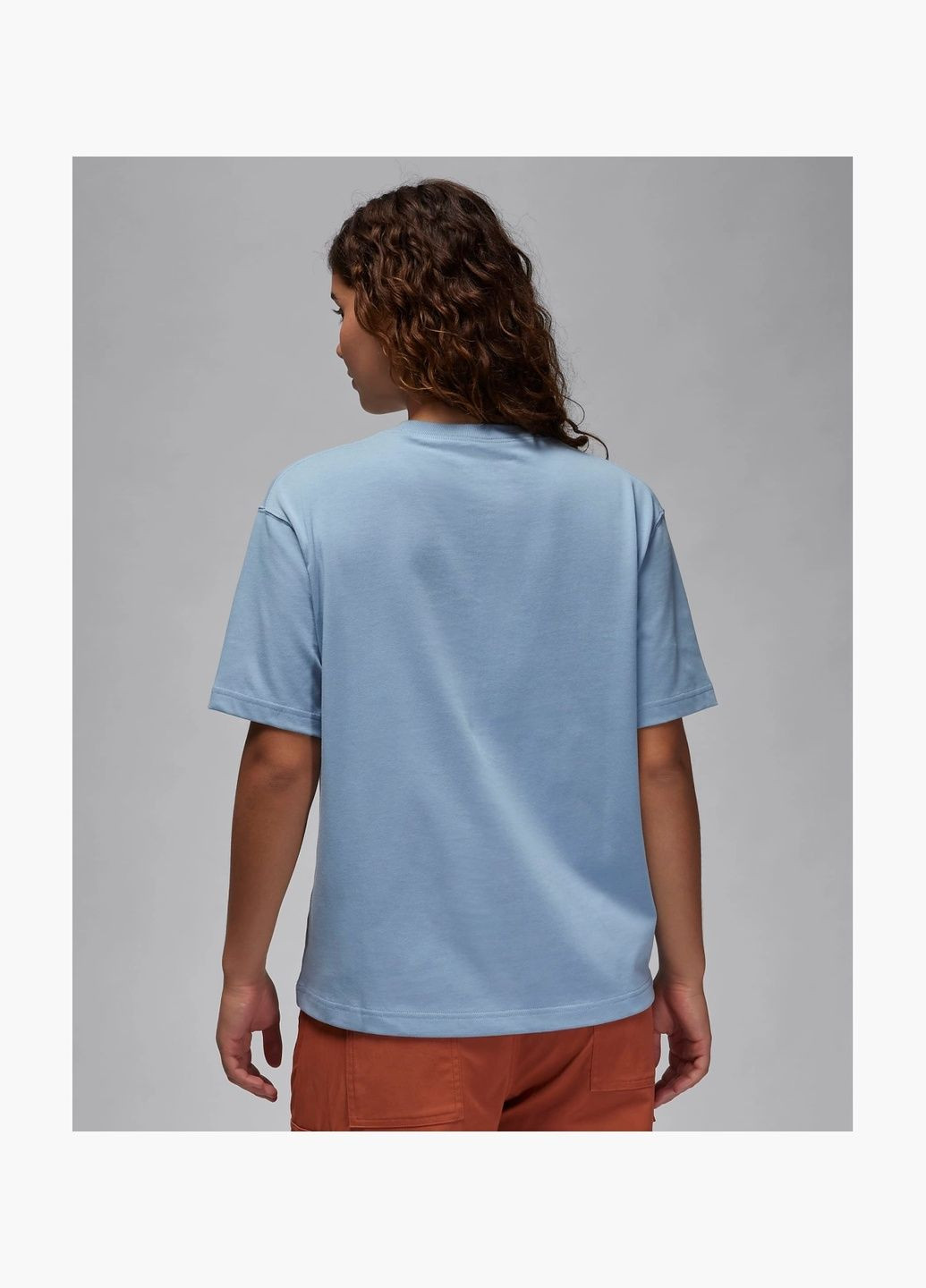 Женская футболка Collage T-Shirt Light Blue FN5365-436 Air Jordan - (326783169)