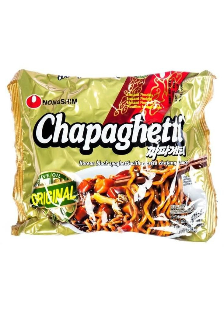 Лапша Рамен Chapagetti с соусом из черных бобов 140г. Nongshim (349810782)