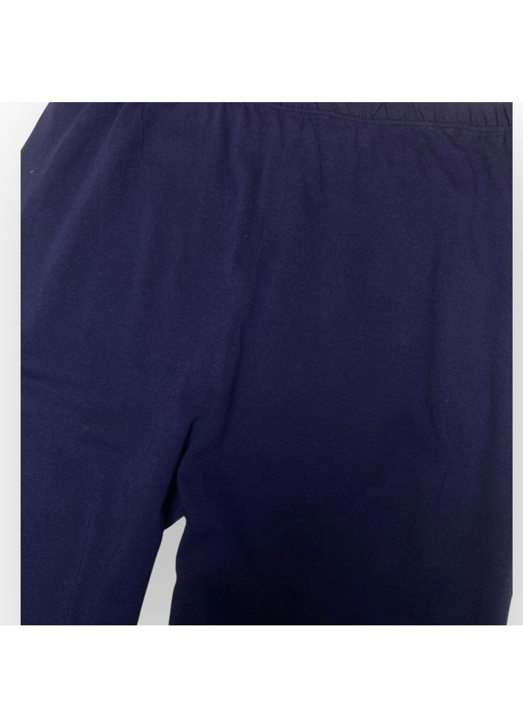 Штани домашні піжамні бавовняні дитячі підліткові на дівчинку аплікація Дісней Мінні Маус, сині Primark (333334235)