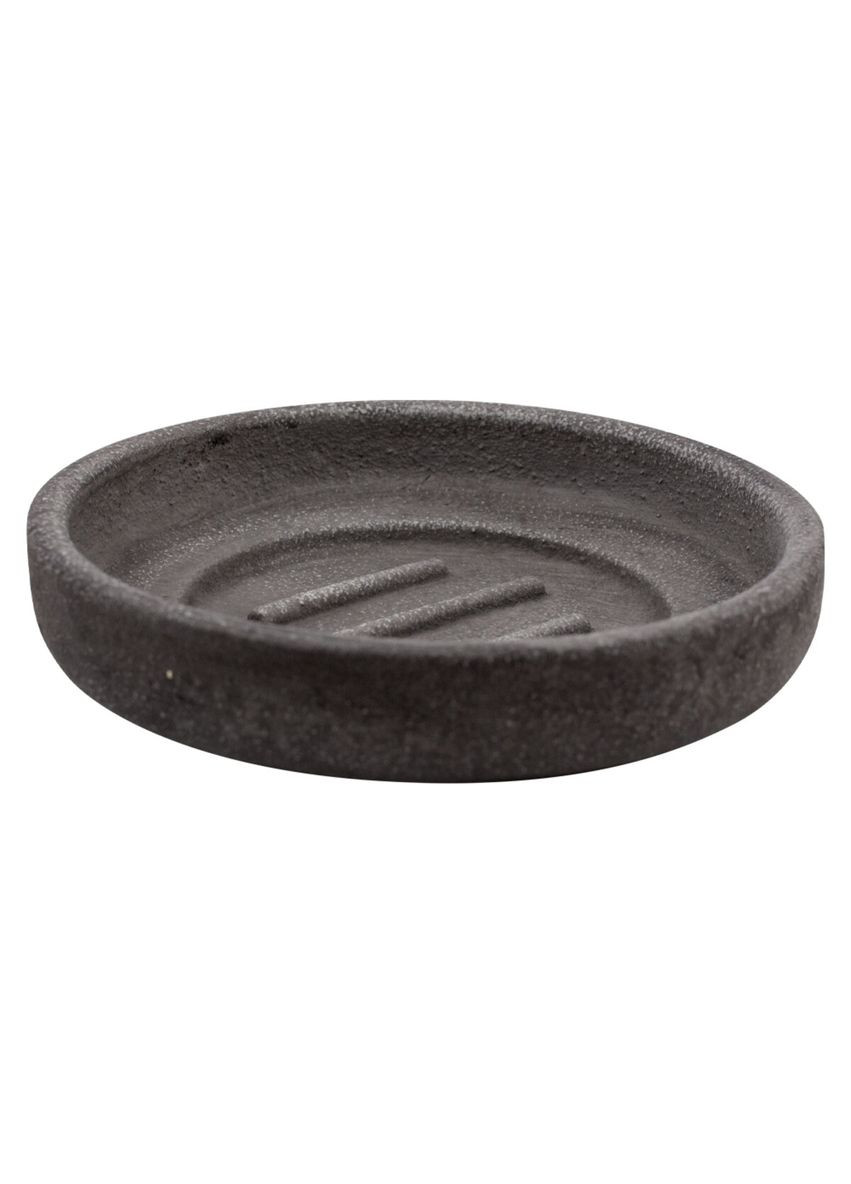 Мыльница Trento Basalto, серый, полирезин Trento Design Studio (322252293)