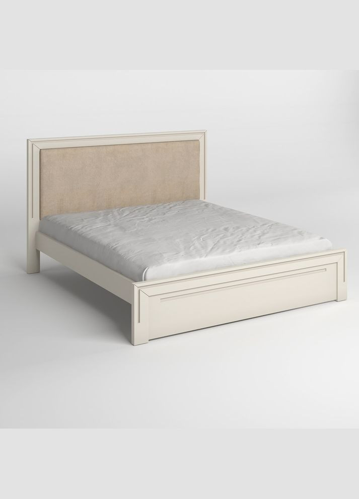 Односпальная деревянная кровать Торонто Т4 (S2005Y50R)/Аляска 23 (бежевый) 90х200 см (MBG-8545) Mebigrand (366087476)