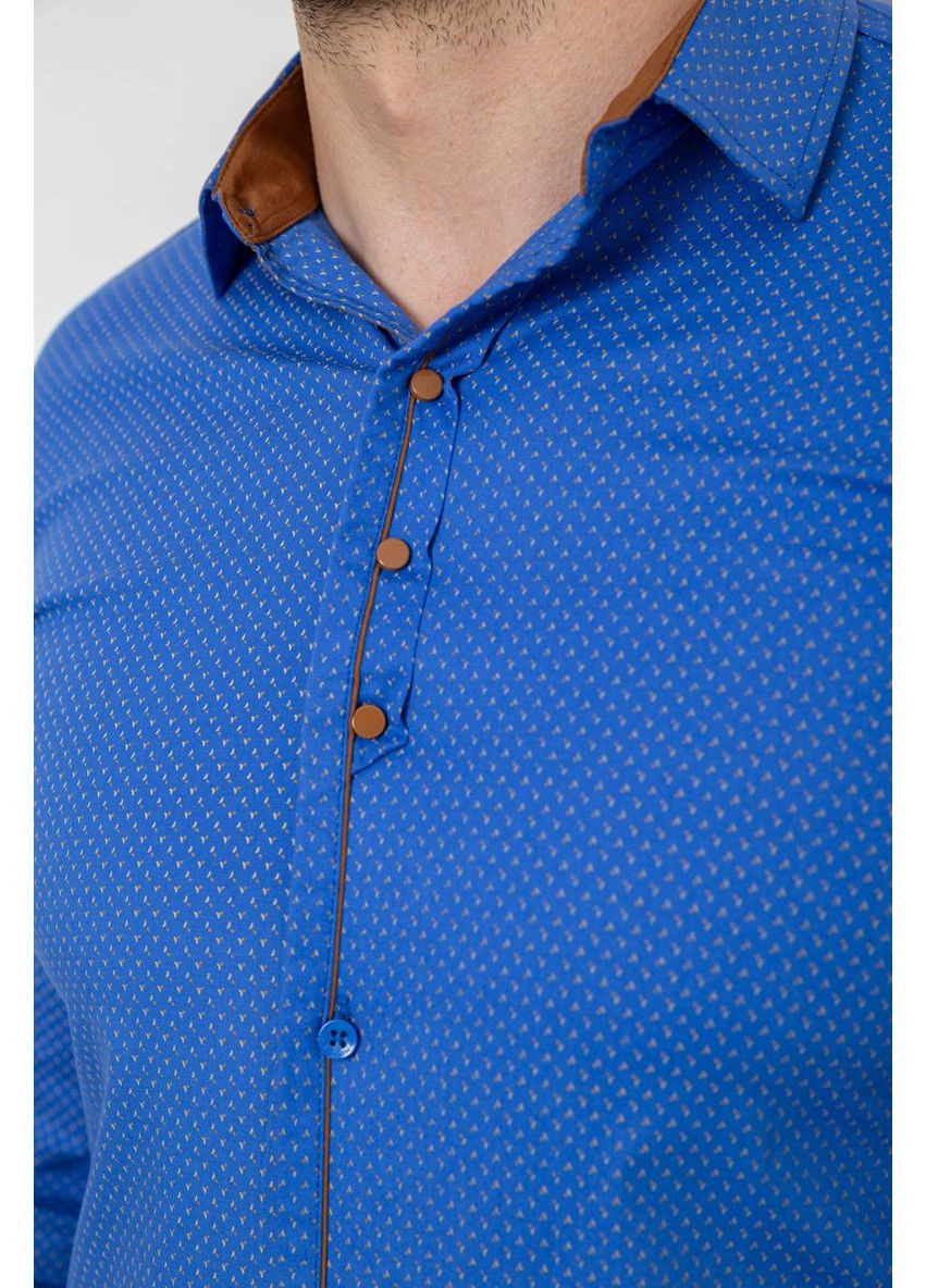 Светло-синяя повседневный рубашка Ager