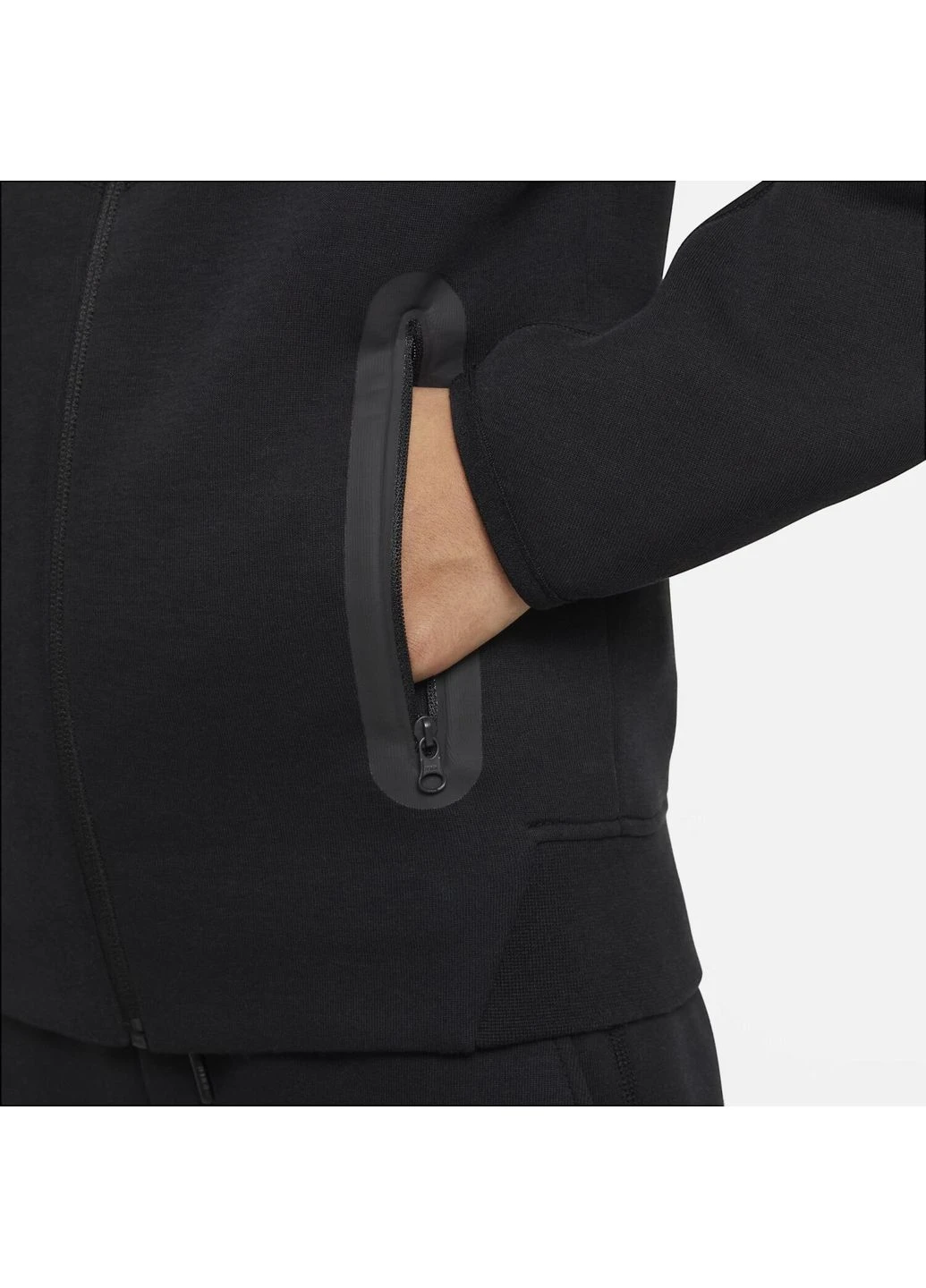 Толстовка підліткова TECH FLC чорна FD3285-010 Nike (397845615)