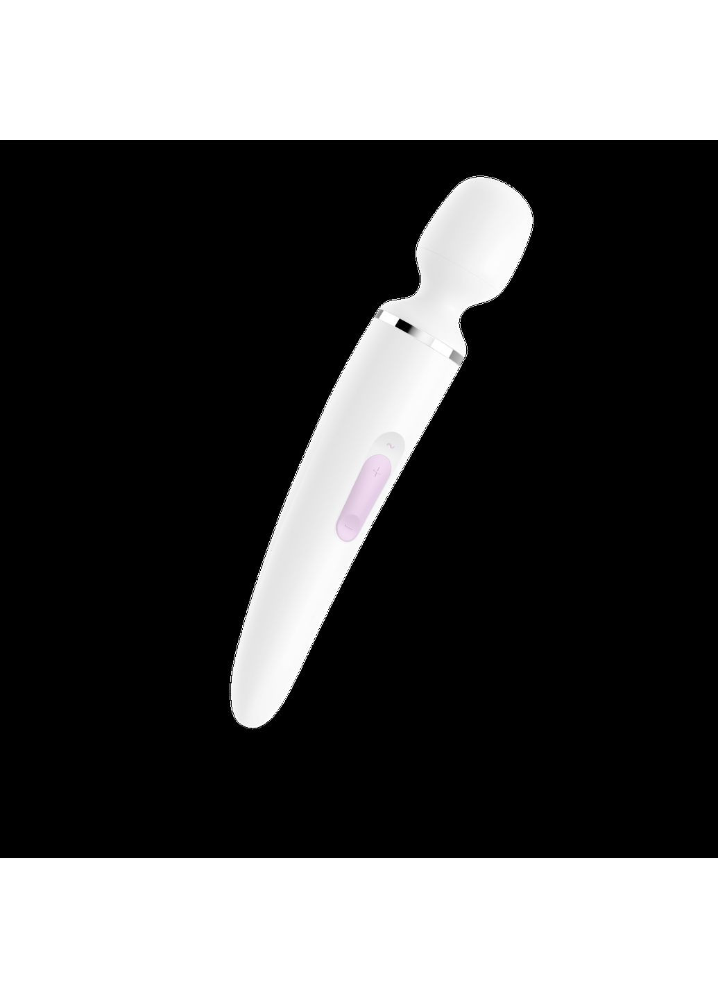 Вібромасажер Wand-er Woman (White/Chrome), водонепроникний, потужний, розмір XXL Satisfyer (366876023)