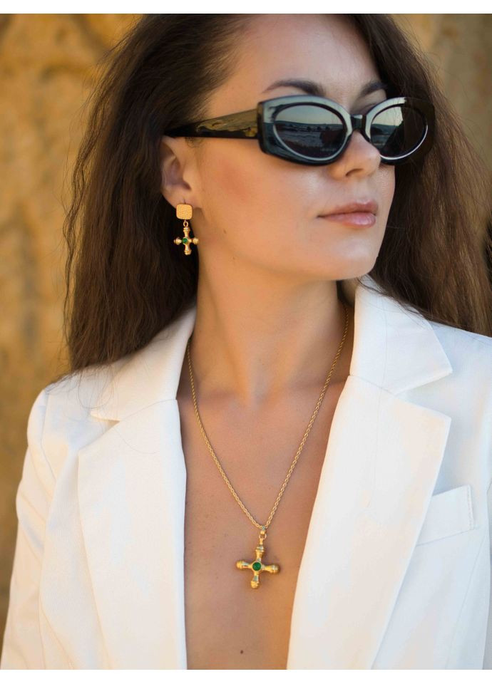 Серьги крестики 5539 LeBijou (367580472)