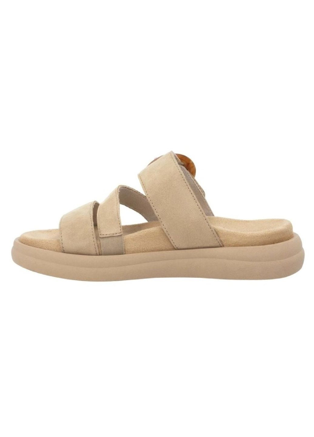 Бежевые шлепанцы Remonte