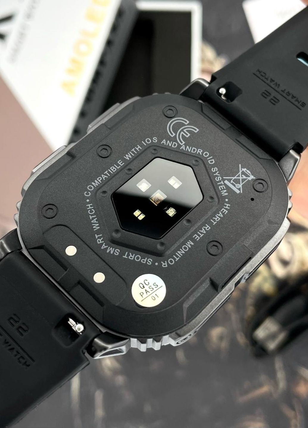 Мужские умные часы Black Modfit Navi Compass (356130719)