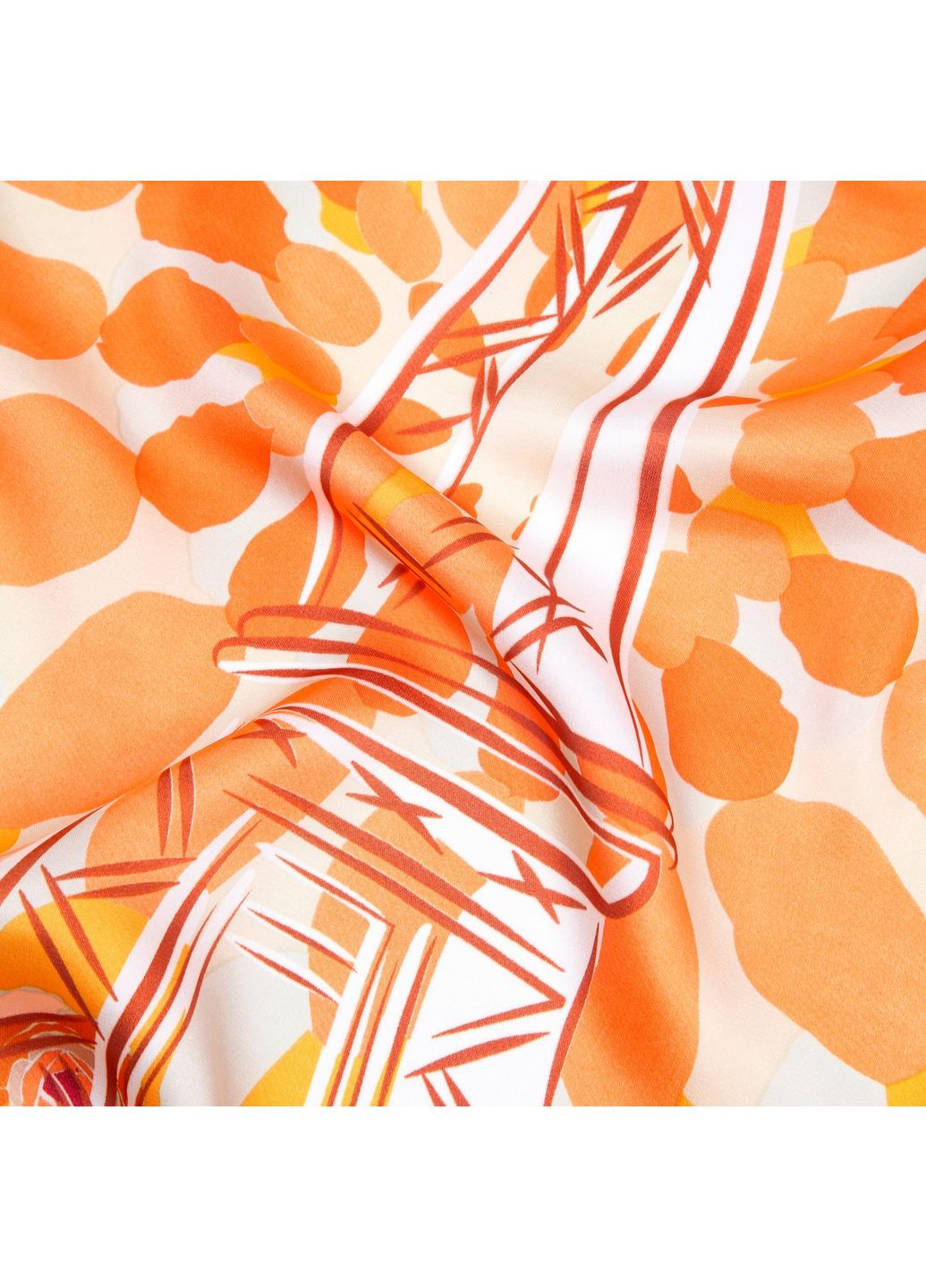 Платок женский с принтом атлас разноцветный НАОМИ LuckyLOOK 916-500 (360985330)